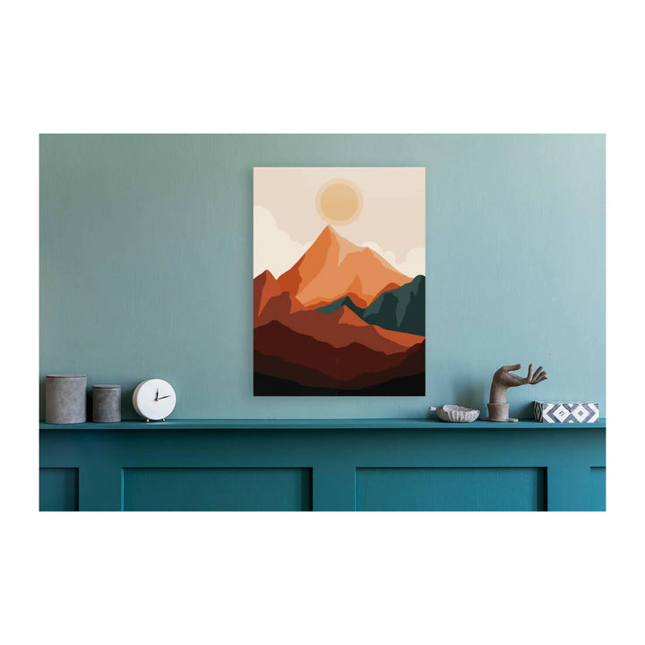 Mountain Sunset Bohemian Giclée Print 34247 Visual Wall Art