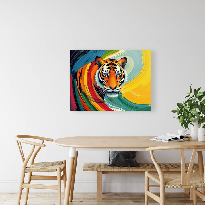 Dynalic Swirls Tiger Giclee Print 43131 Pictorem.com