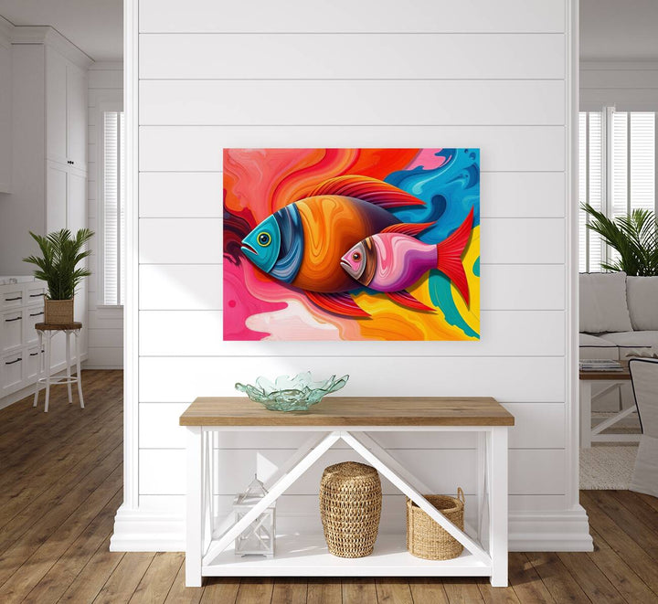 Swimming Fish Giclee Print 43400 Pictorem.com