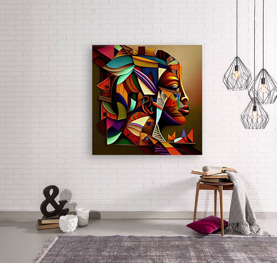 Tribal Hairdress, Ethnic Abstract Art Print 11108 Visual Wall Art