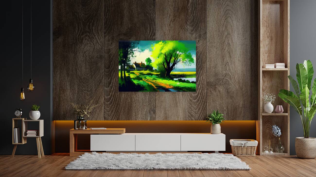 Giclée Stretched Canvas Print