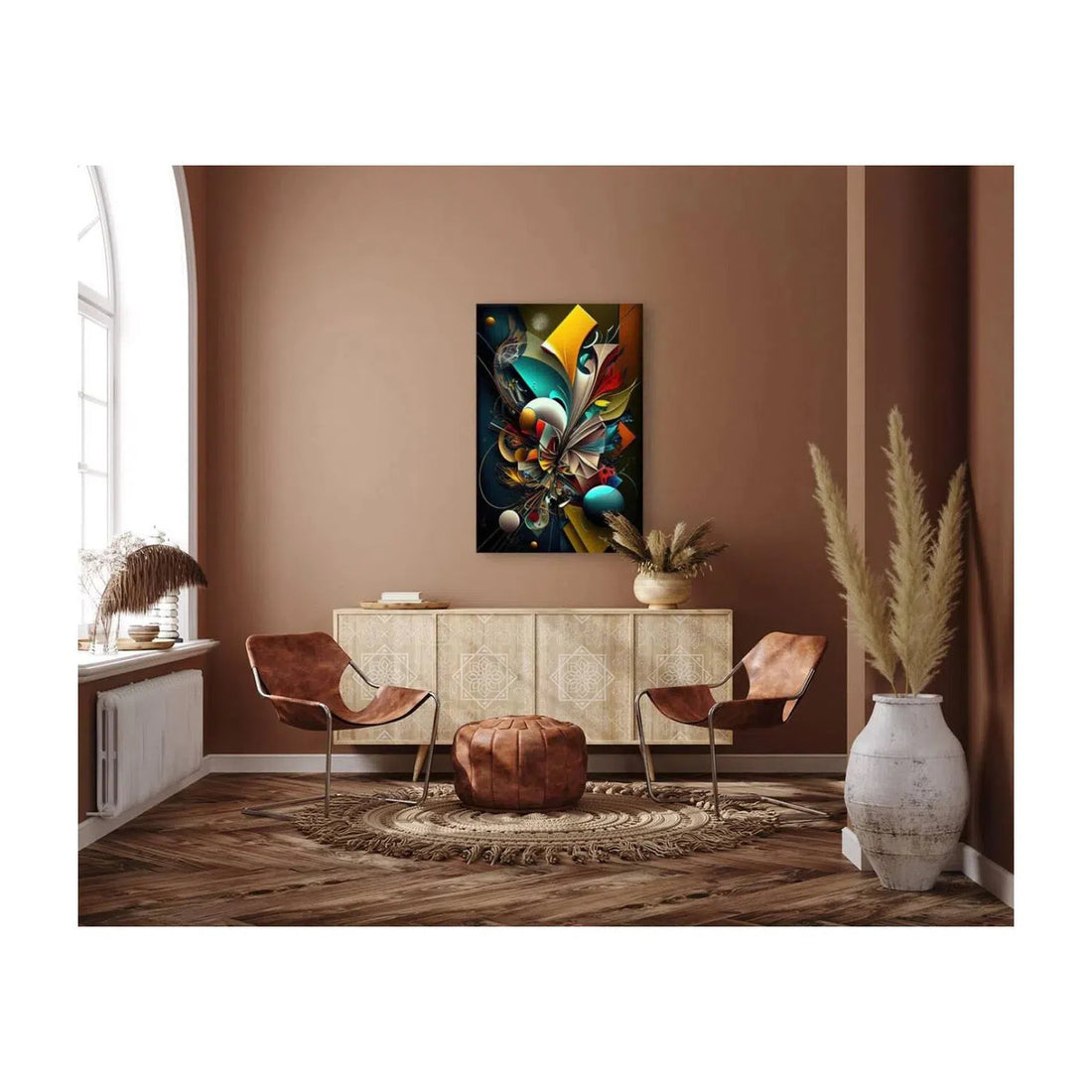 Reconnect, Abstract Art Print 23628 Visual Wall Art