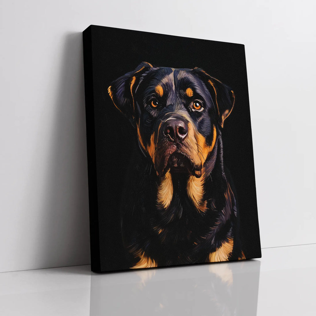 Regal Rottweiler Portrait Giclée Print 456048 Visual Wall Art AR3:4V-AR4:5V Giclée Print