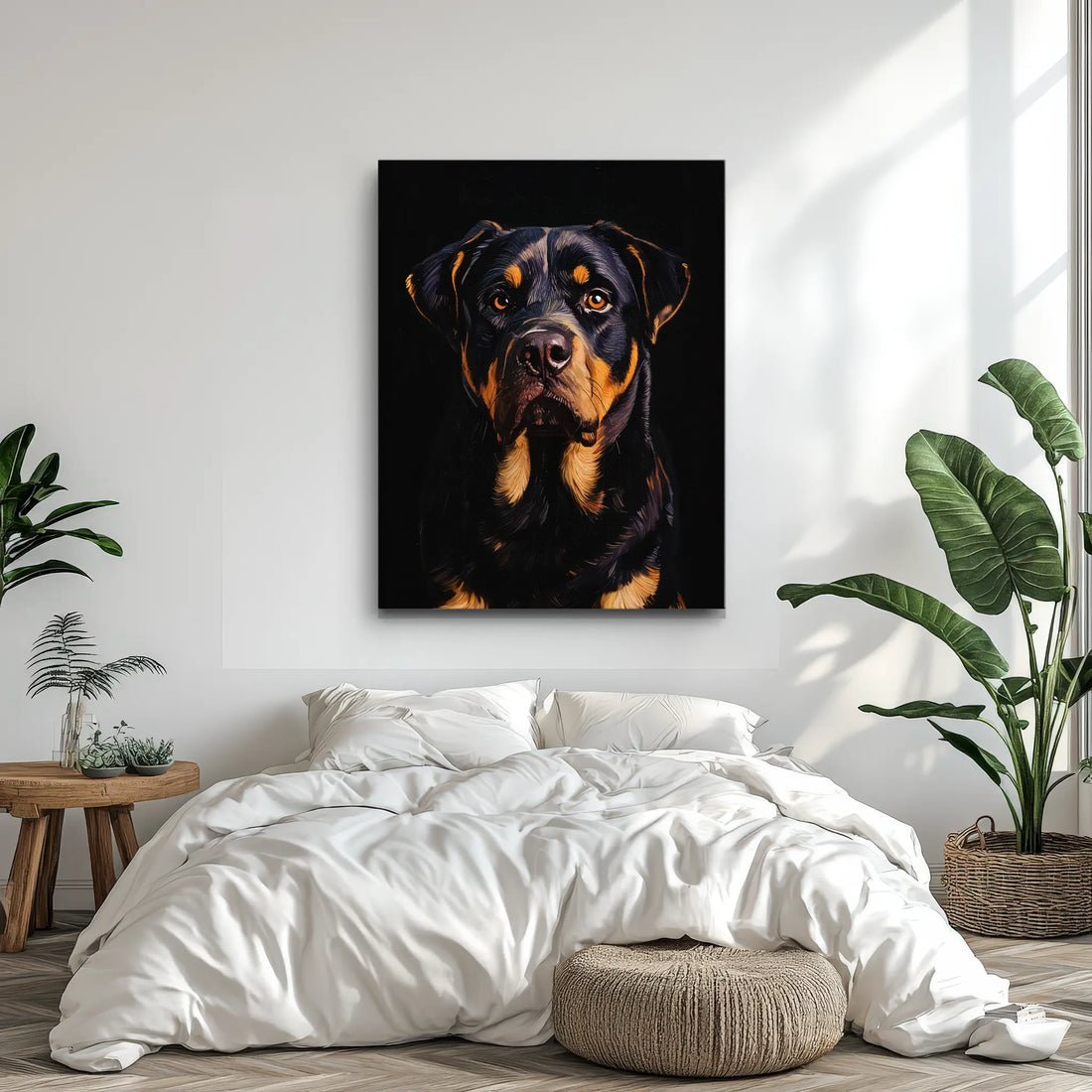 Regal Rottweiler Portrait Giclée Print 456048 Visual Wall Art AR3:4V-AR4:5V Giclée Print