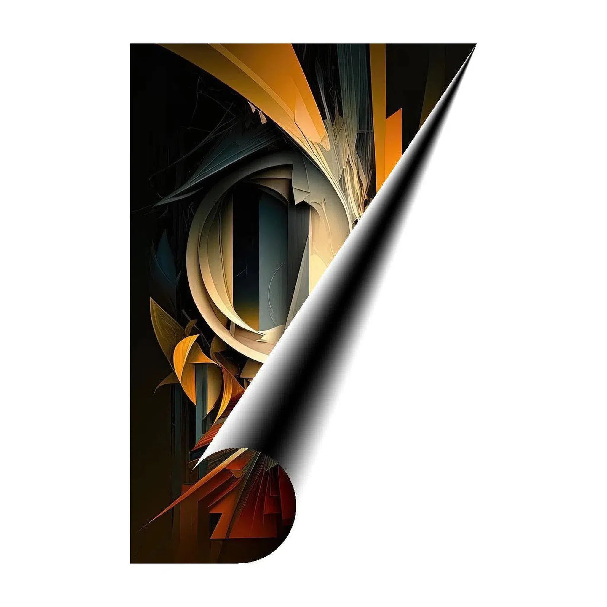 Released, Abstract Art Print 23623 Giclée Rolled Canvas Print Visual Wall Art