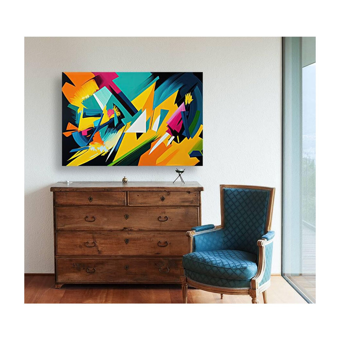 Remixed, Abstract Art Print 32801 Visual Wall Art