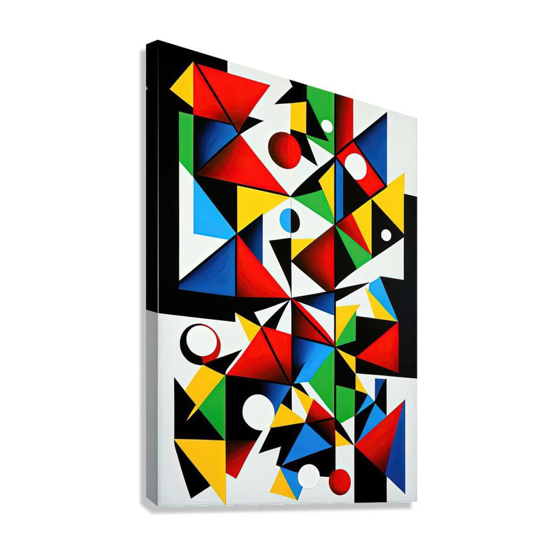 Revolution, Abstract Art Print 23638 Giclée Stretched Canvas Print Visual Wall Art