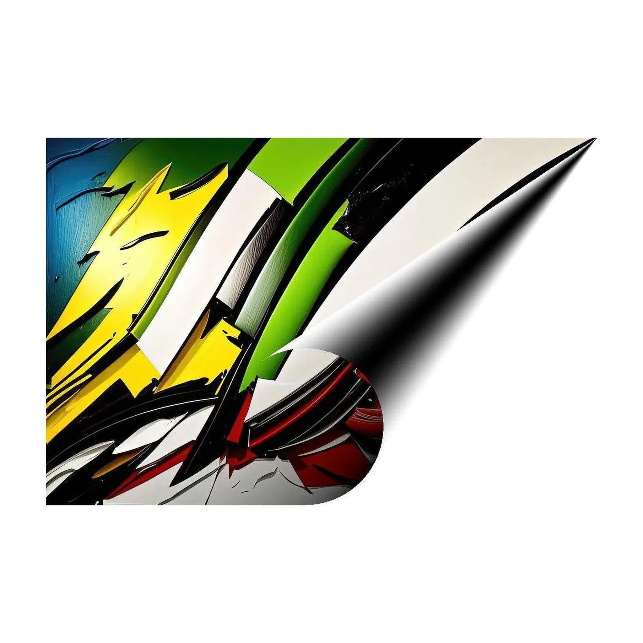 Revolve, Abstract Art Print 32839 Giclée Fine Art Matte Paper Print Visual Wall Art