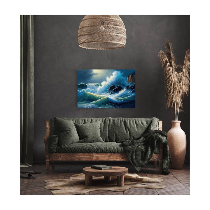 Rogue Wave, Sea Tidal Waves, Ocean Art Print 32506 Visual Wall Art