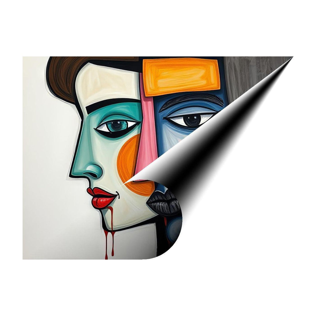 Ruthless, Abstract Art Print 43642 Giclee Fine Art Matte Paper Print Visual Wall Art