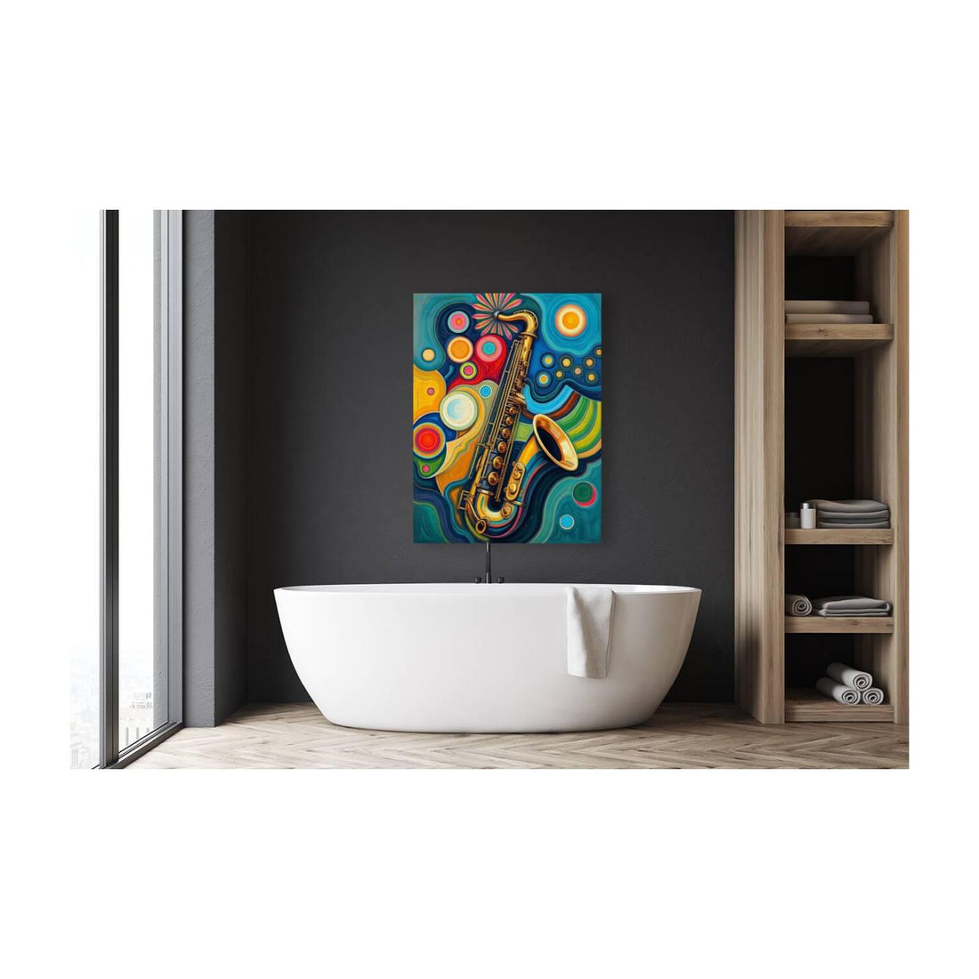 Sax Saxophone Instrument, Art Print 34103 Visual Wall Art