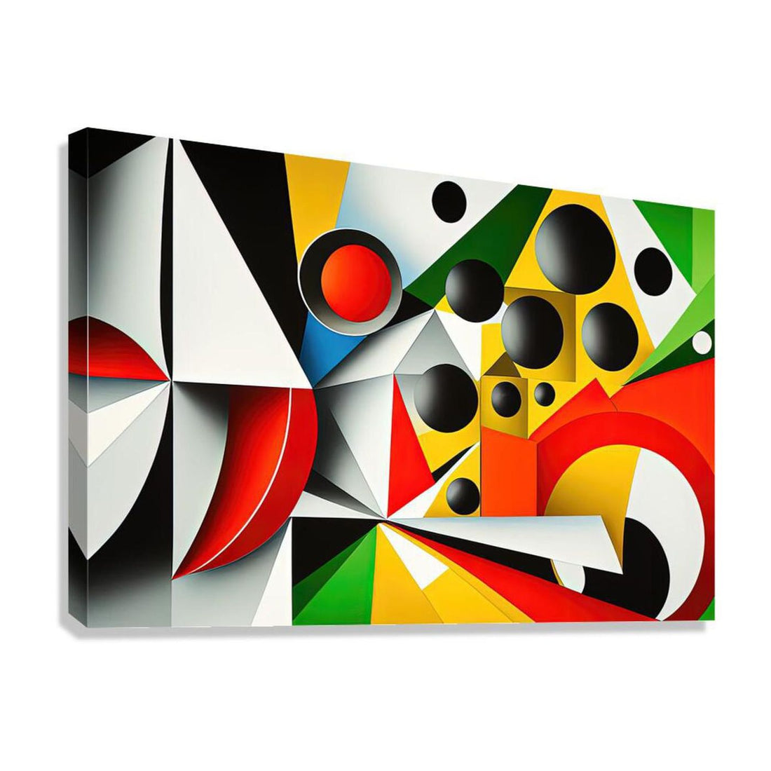 Searching, Abstract Art Print 32828 Giclée Stretched Canvas Print Visual Wall Art