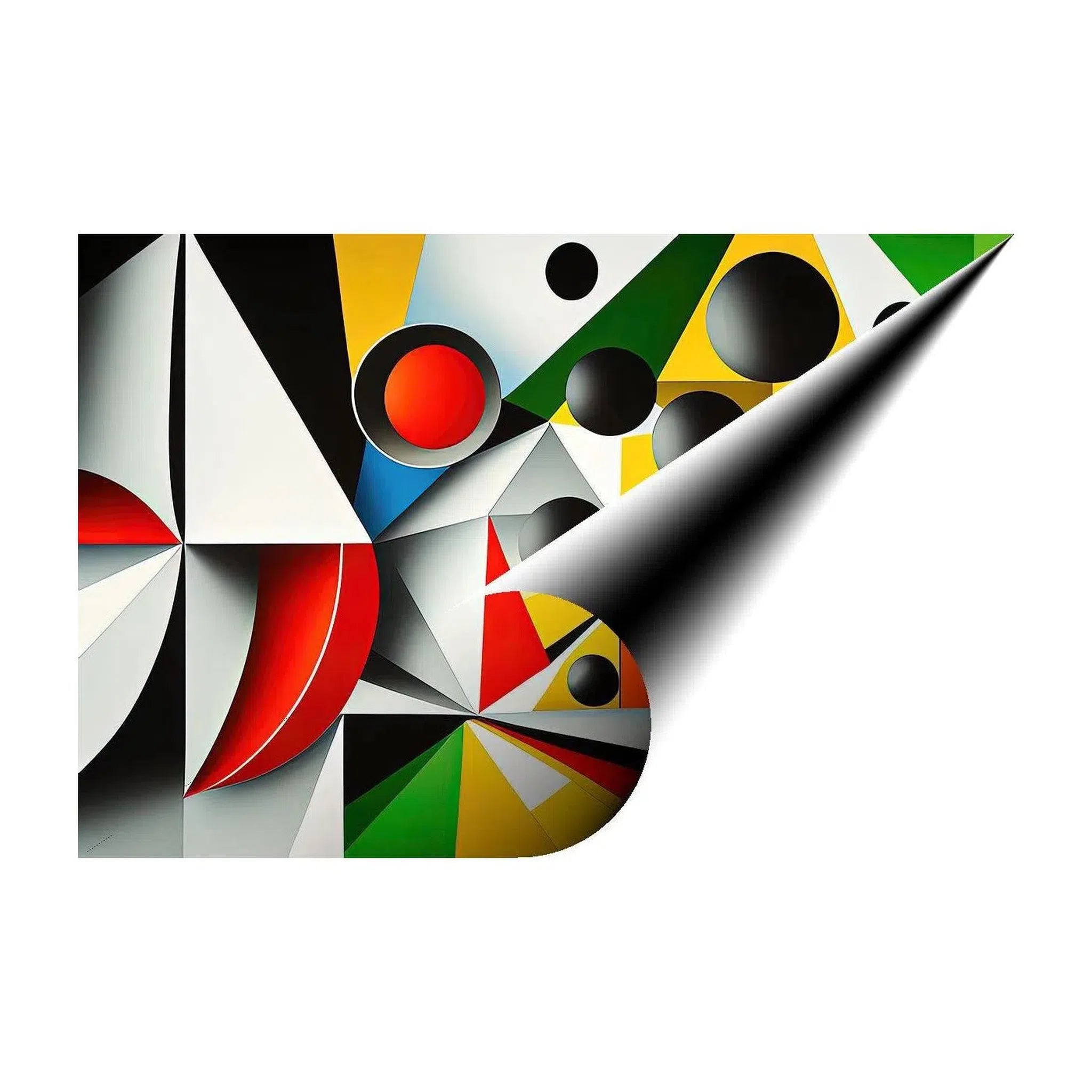 Searching, Abstract Art Print 32828 Giclée Fine Art Matte Paper Print Visual Wall Art