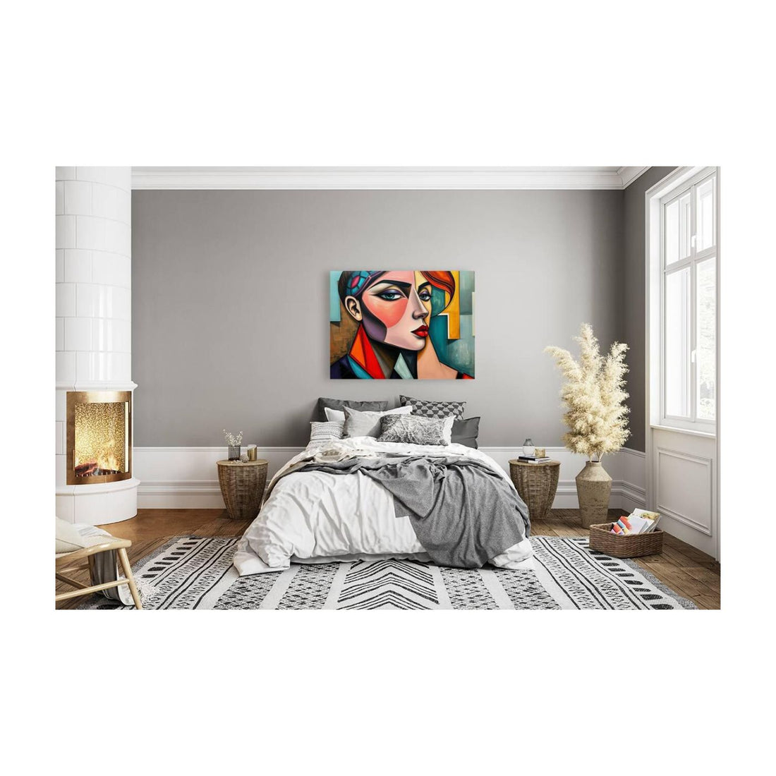 Secretive, Abstract Art Print 43608 Visual Wall Art