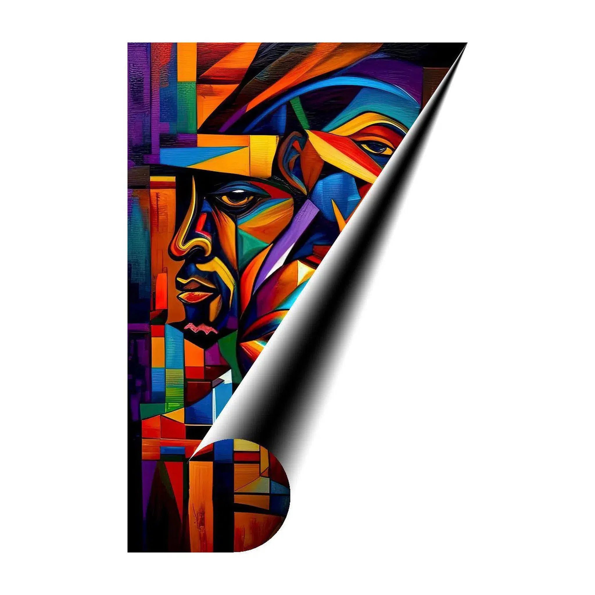 Secrets Of Attraction, Ethnic Abstract Art Print 23156 Giclée Rolled Canvas Print Visual Wall Art