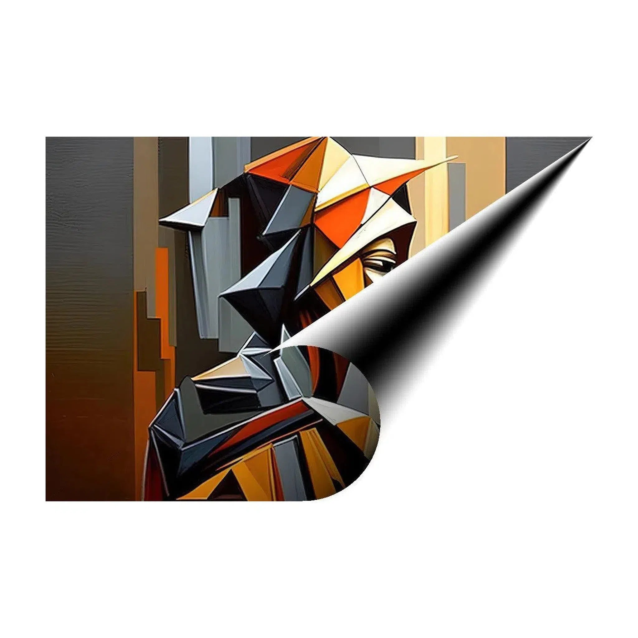 Sentinel Colorful, Abstract Art Print 32535 Giclée Fine Art Matte Paper Print Visual Wall Art