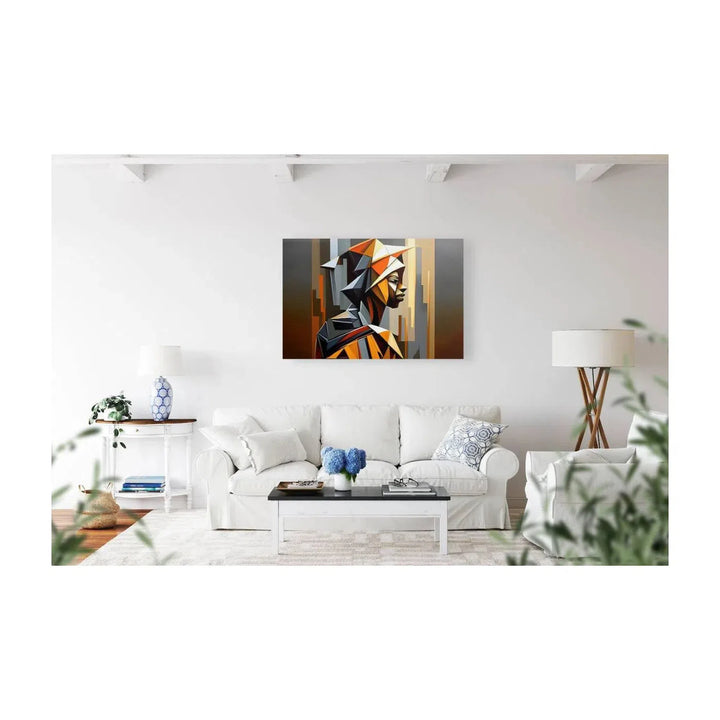 Sentinel Colorful, Abstract Art Print 32535 Visual Wall Art