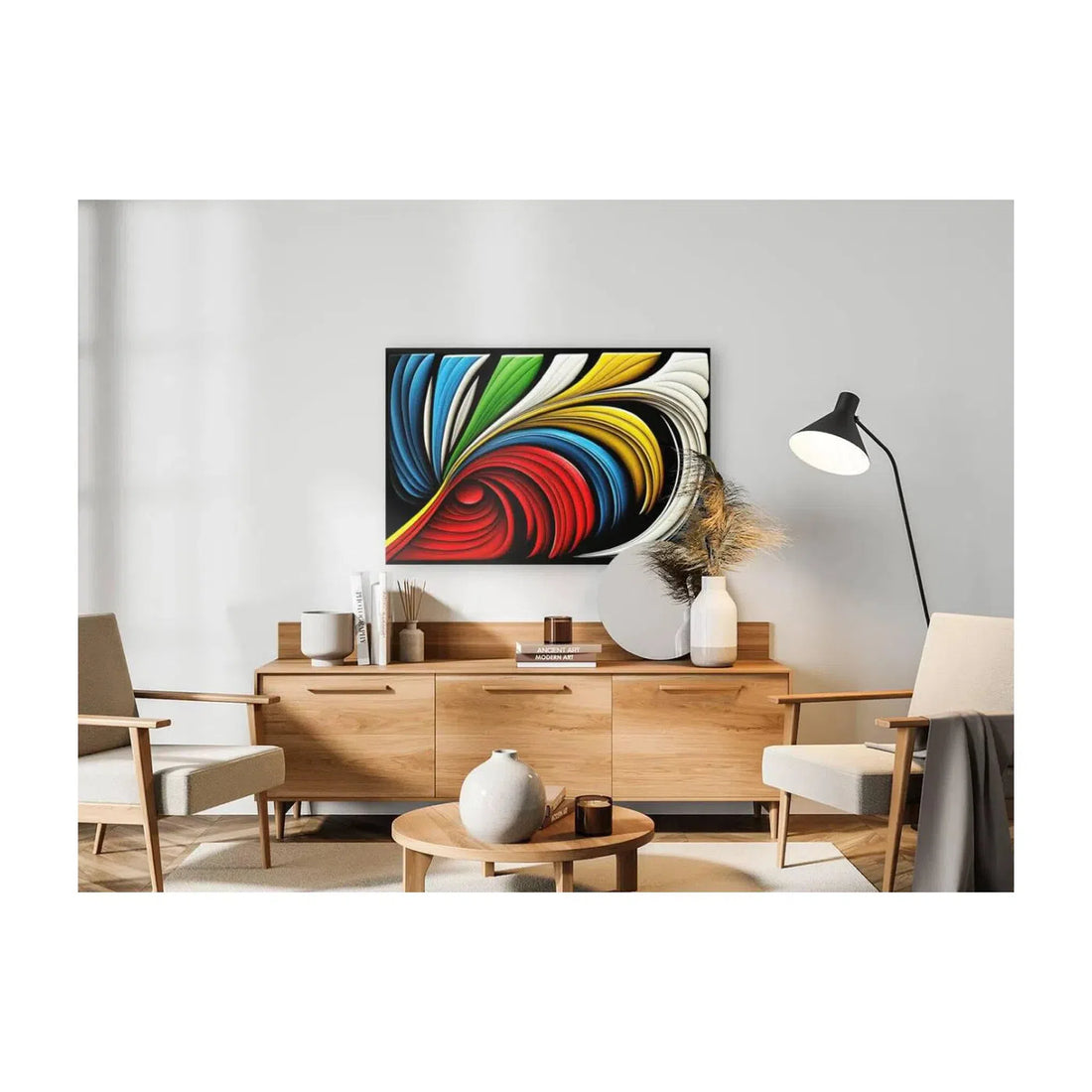 Sharp Edges, Abstract Art Print 32838 Visual Wall Art