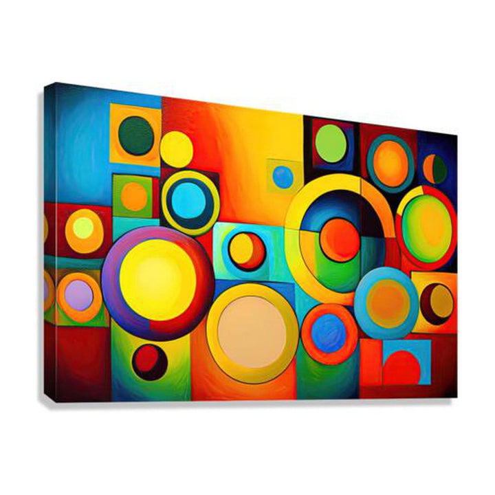 Single Out Target, Abstract Art Print 32526 Giclée Stretched Canvas Print Visual Wall Art