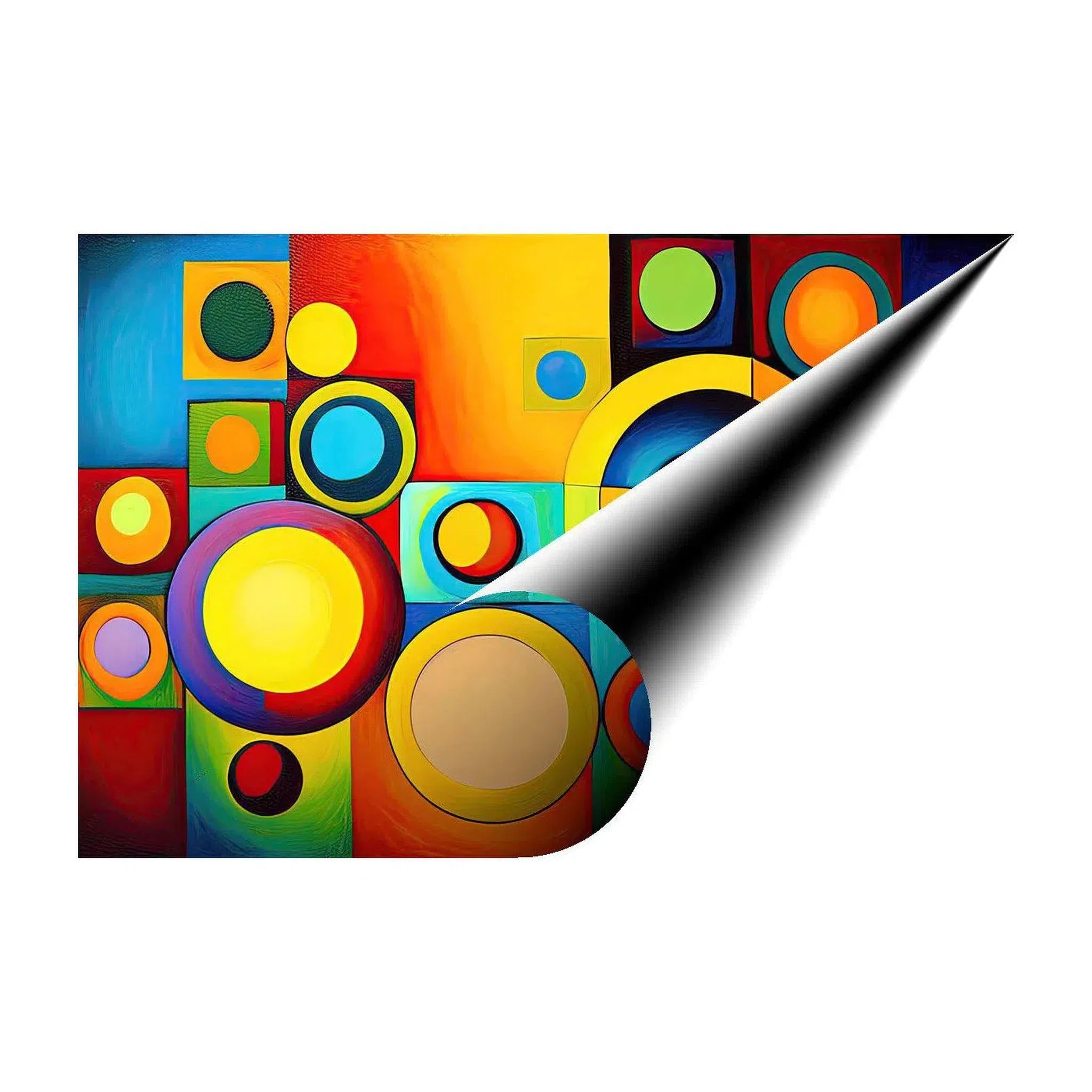 Single Out Target, Abstract Art Print 32526 Giclée Rolled Canvas Print Visual Wall Art