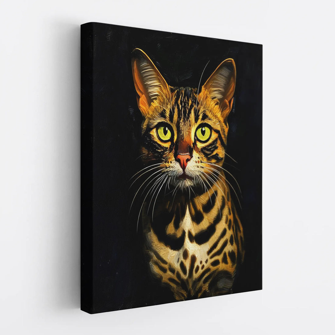 Spotted Bengal Cat Giclée Print 456052 Visual Wall Art AR3:4V-AR4:5V Giclée Print