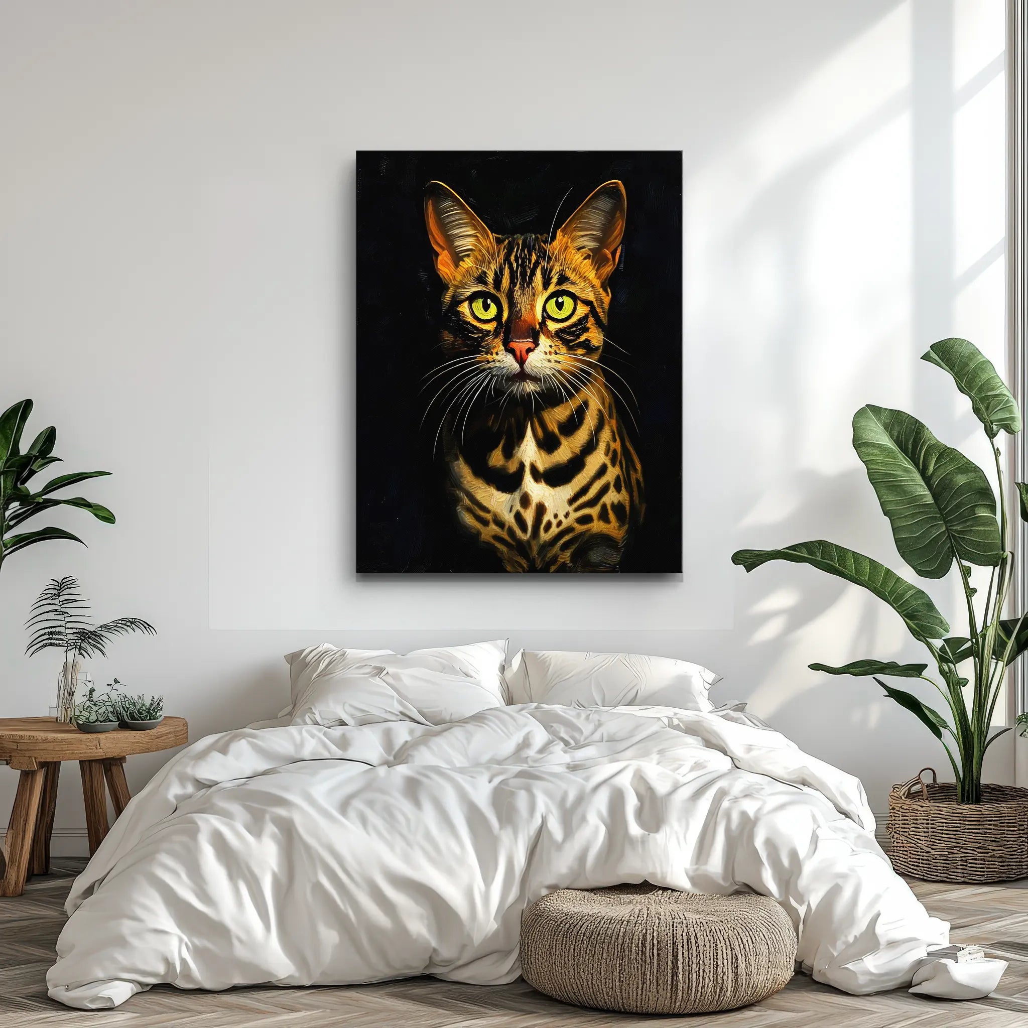 Spotted Bengal Cat Giclée Print 456052 Visual Wall Art AR3:4V-AR4:5V Giclée Print