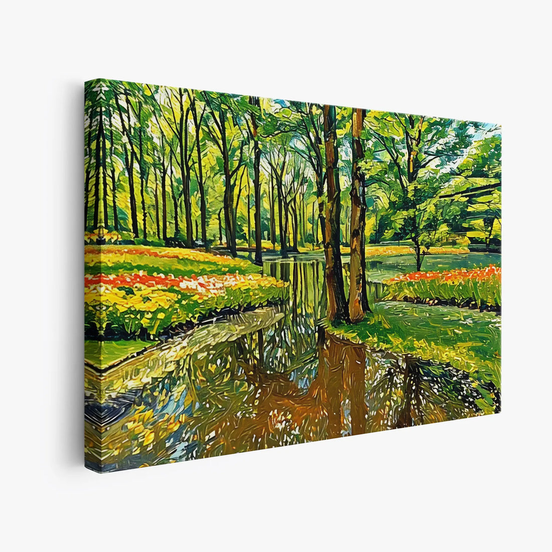 Spring Park with Stream Giclée Print 323039 Visual Wall Art AR3:2H Giclée Print