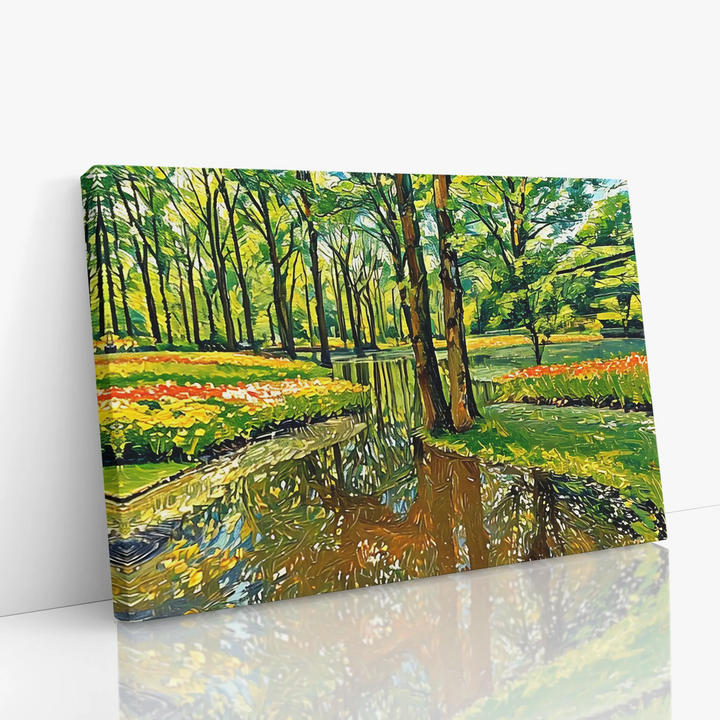 Spring Park with Stream Giclée Print 323039 Visual Wall Art AR3:2H Giclée Print