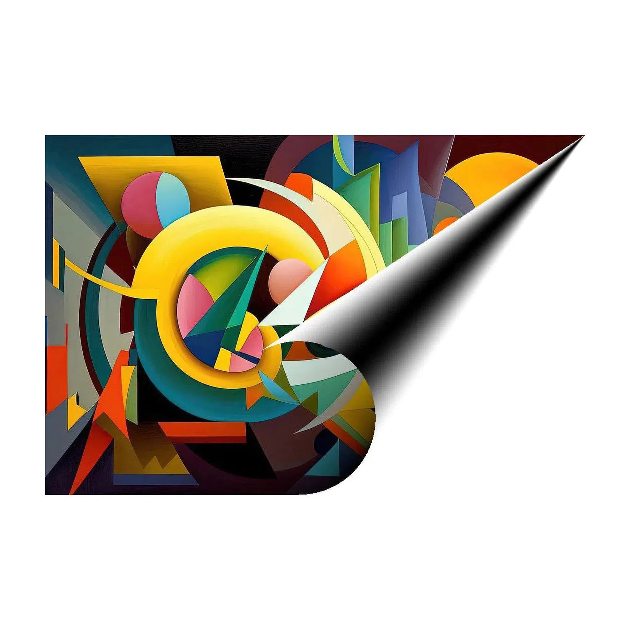 Stagnated, Abstract Art Print 32810 Giclée Fine Art Matte Paper Print Visual Wall Art