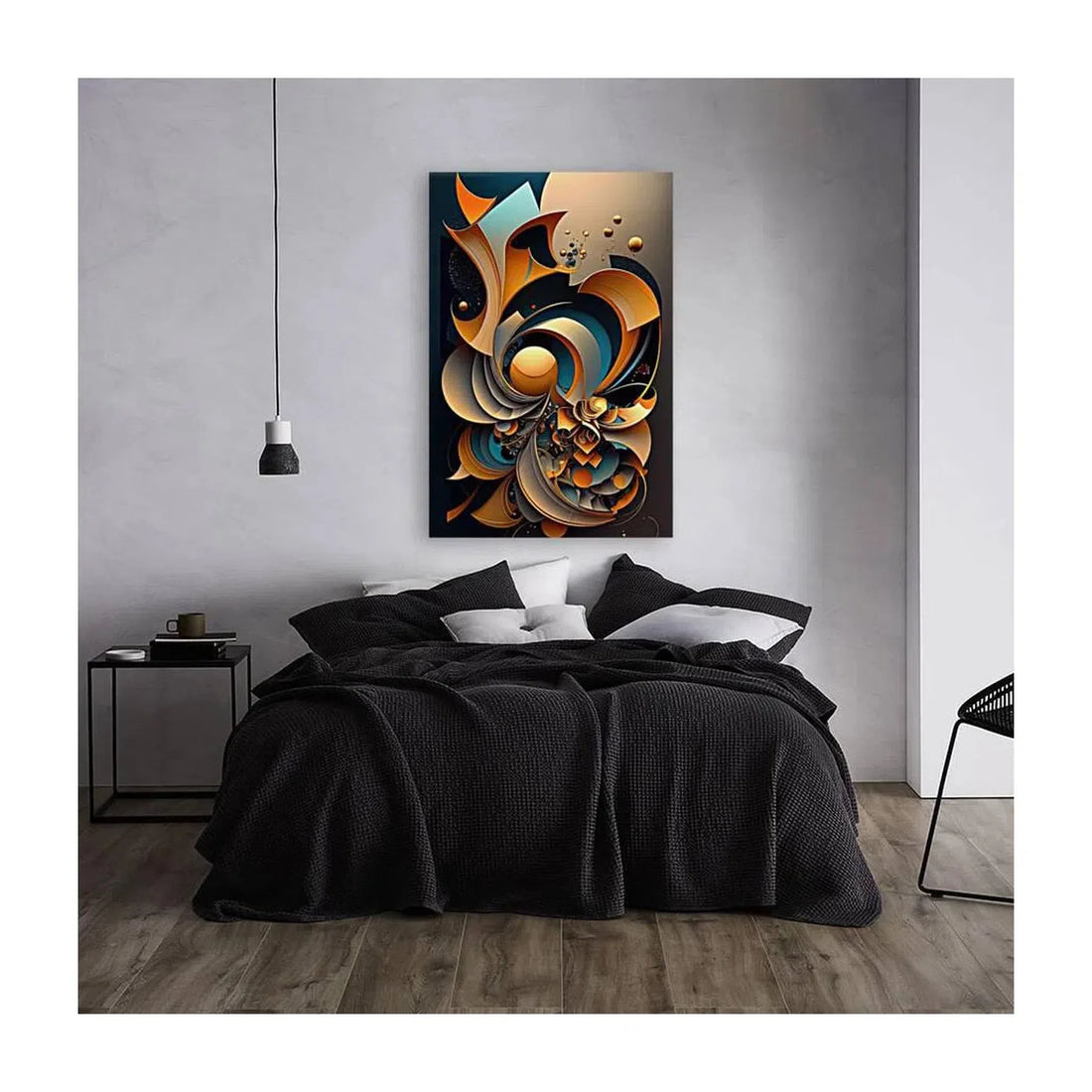 Stay Close, Abstract Art Print 23611 Visual Wall Art