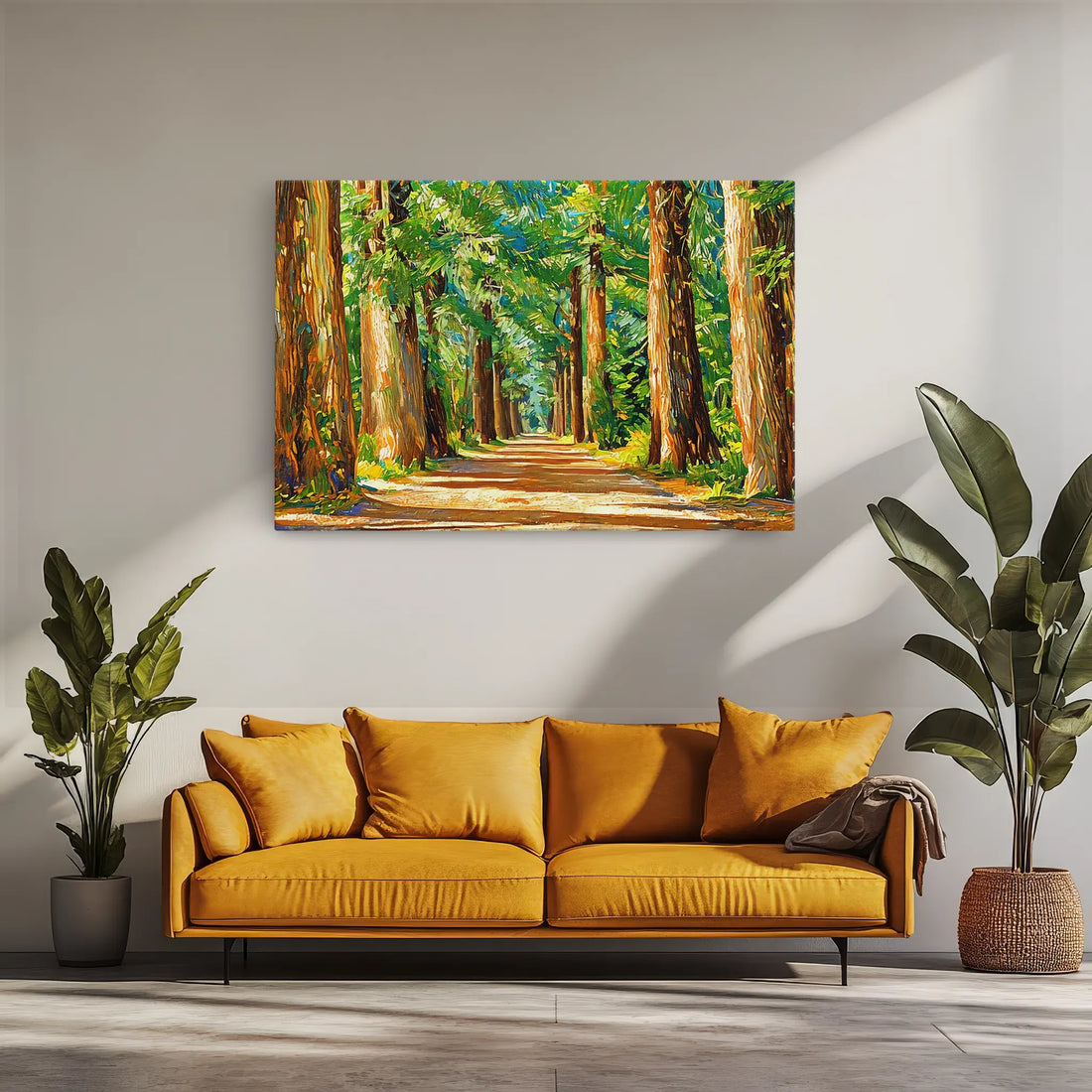 Sunlit Forest Path Giclée Print 323041 Visual Wall Art AR3:2H Giclée Print