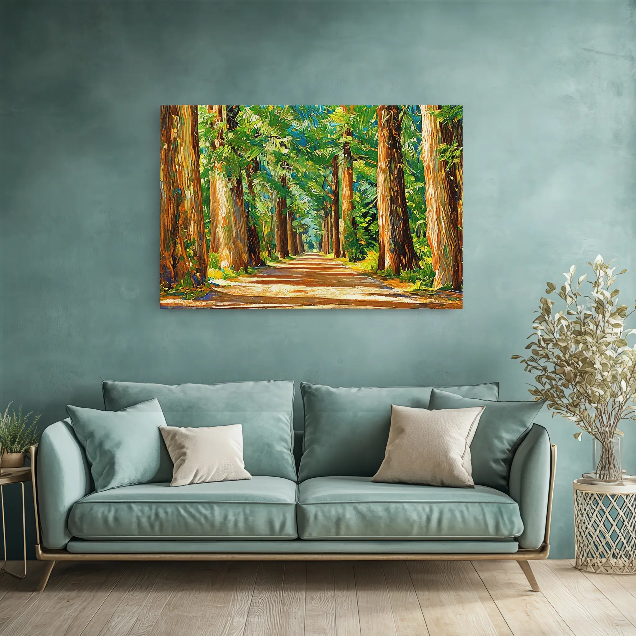 Sunlit Forest Path Giclée Print 323041 Visual Wall Art AR3:2H Giclée Print