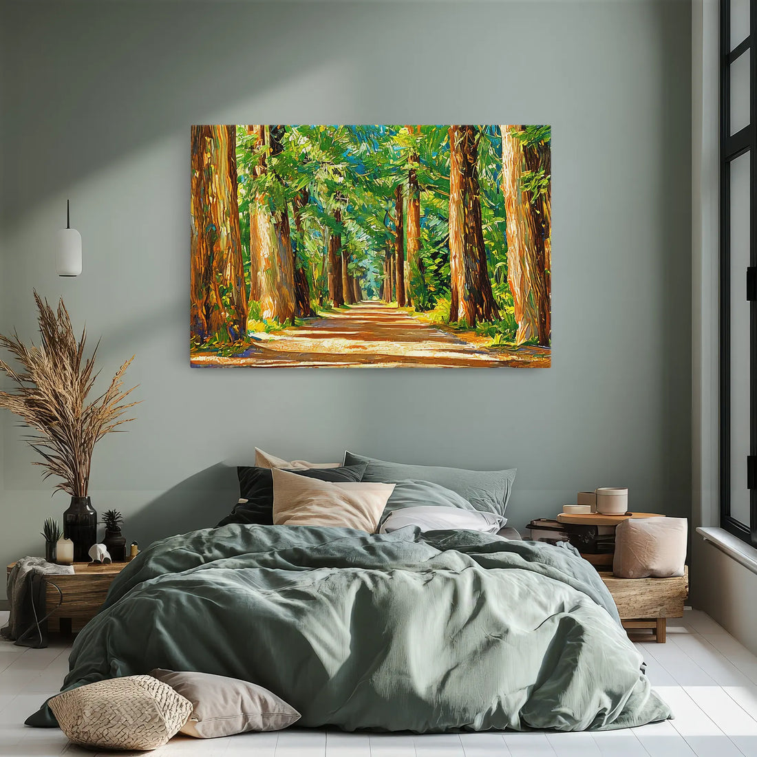 Sunlit Forest Path Giclée Print 323041 Visual Wall Art AR3:2H Giclée Print