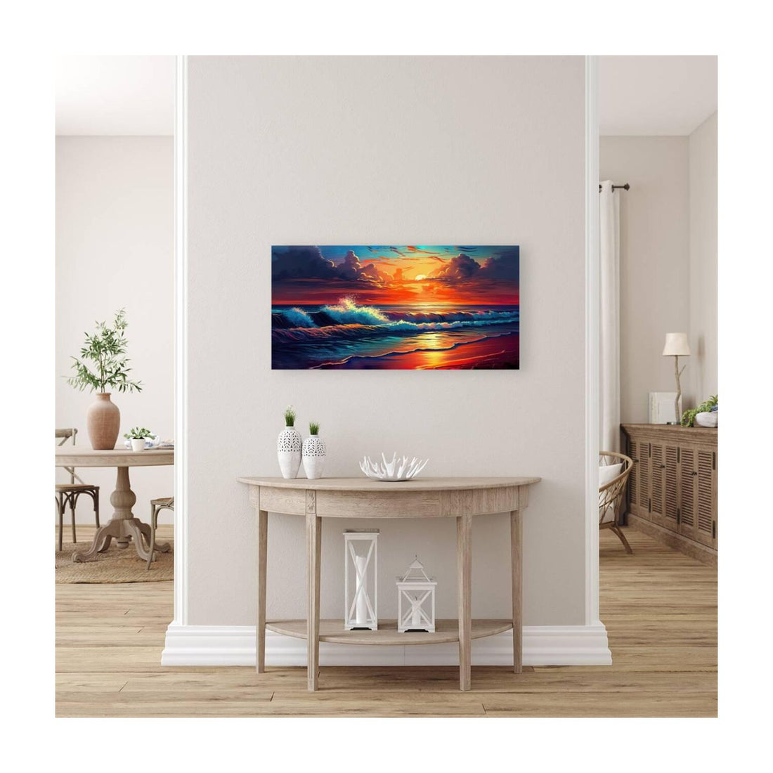 Sunset Visions, Sea Ocean Art Print 21802 Visual Wall Art