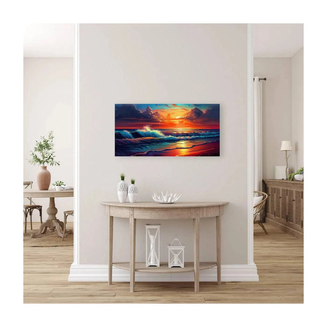 Sunset Visions, Sea Ocean Art Print 21802 Visual Wall Art