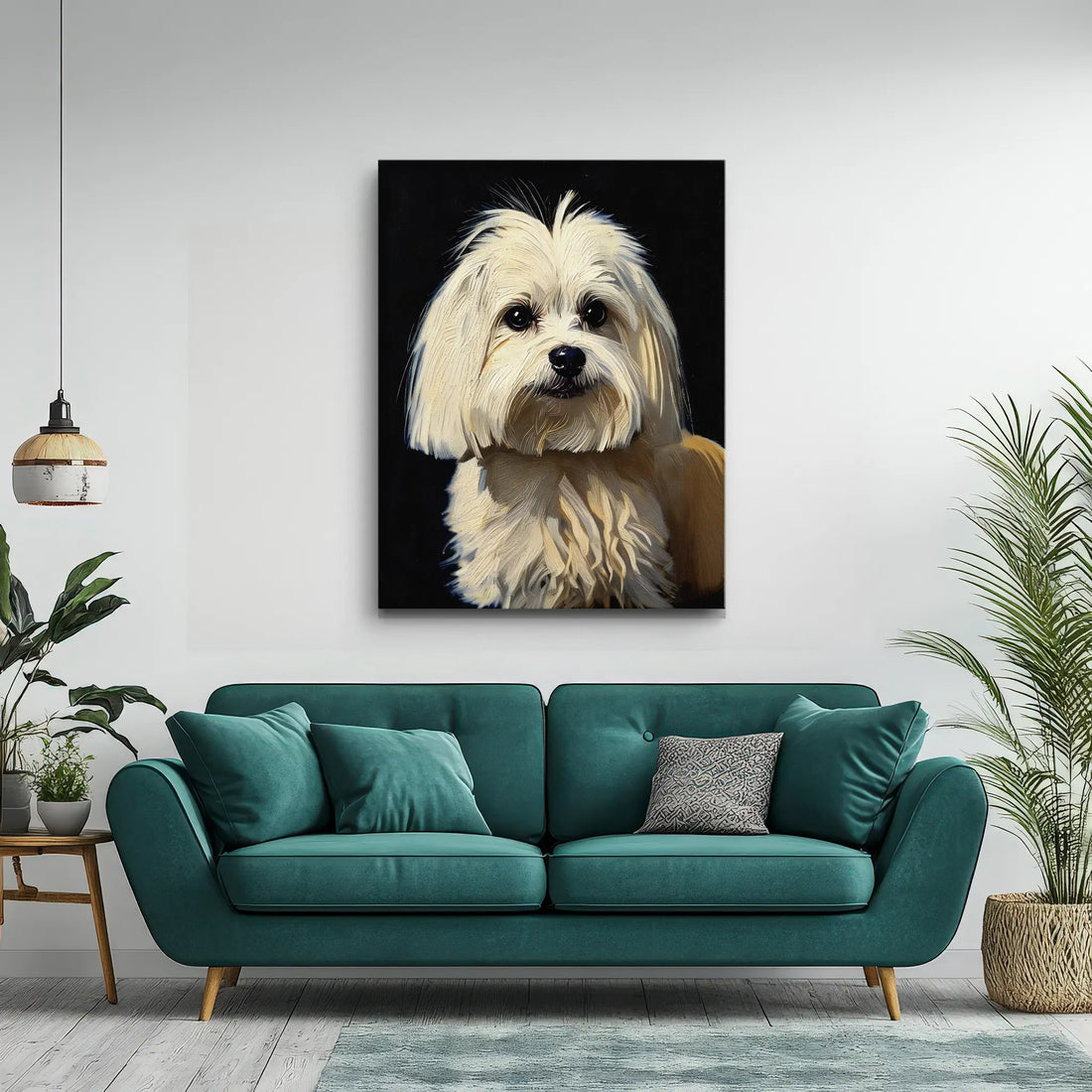 Sweet Maltese Puppy Giclée Print 456055 Visual Wall Art AR3:4V-AR4:5V Giclée Print