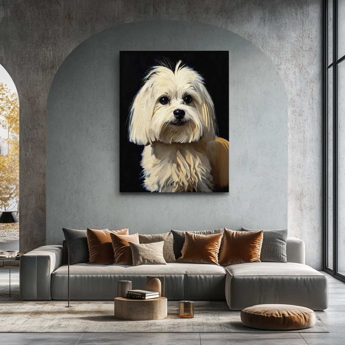 Sweet Maltese Puppy Giclée Print 456055 Visual Wall Art AR3:4V-AR4:5V Giclée Print