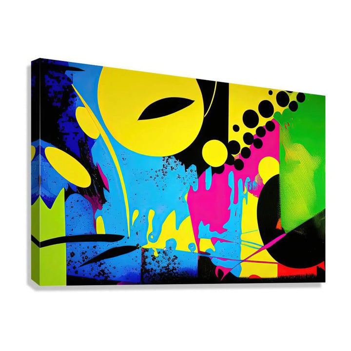 Take Your Time, Abstract Art Print 32804 Giclée Stretched Canvas Print Visual Wall Art