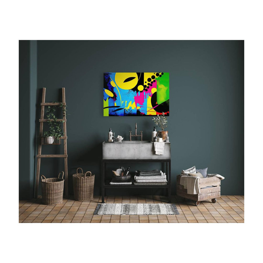 Take Your Time, Abstract Art Print 32804 Visual Wall Art