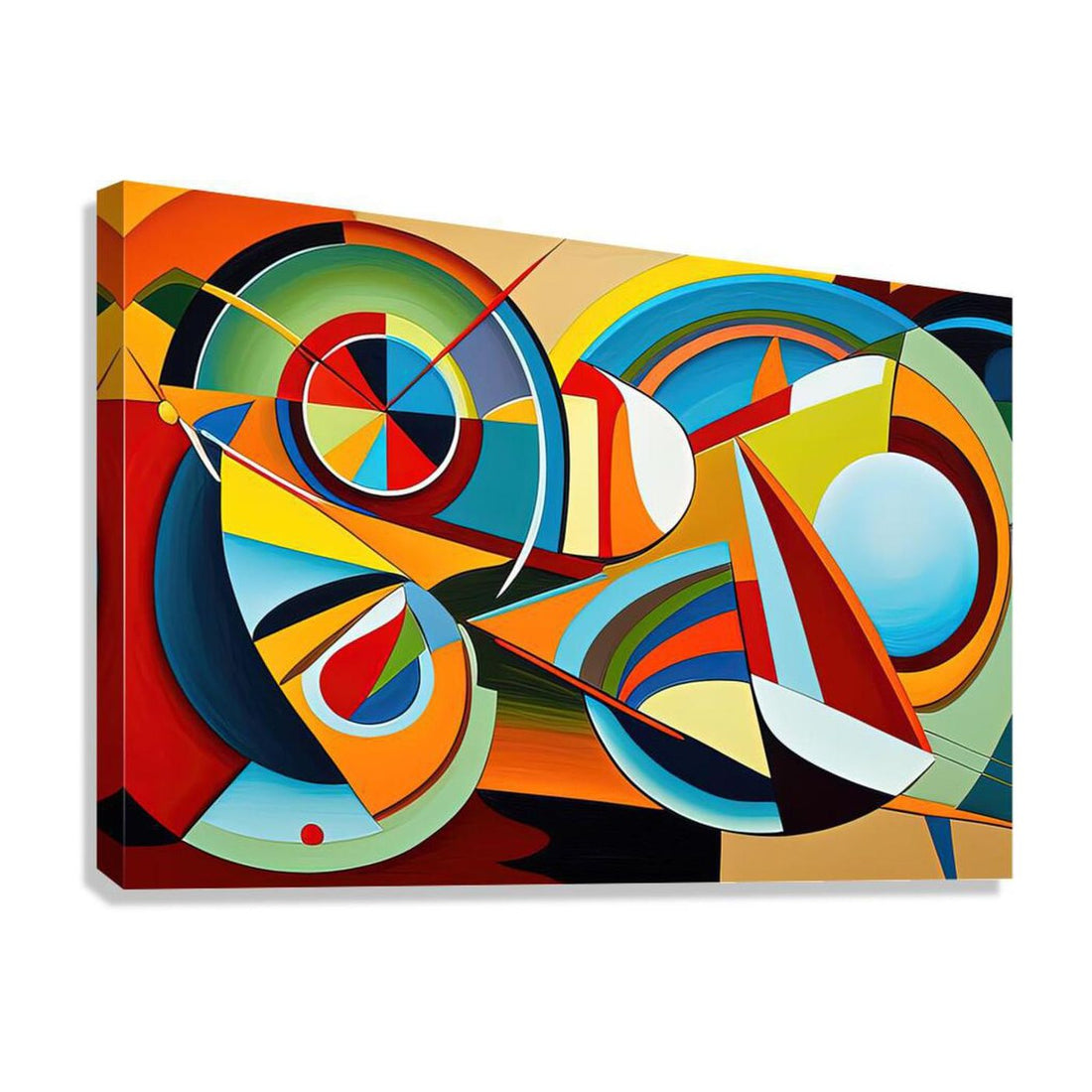 Thinking, Abstract Art Print 32809 Giclée Stretched Canvas Print Visual Wall Art