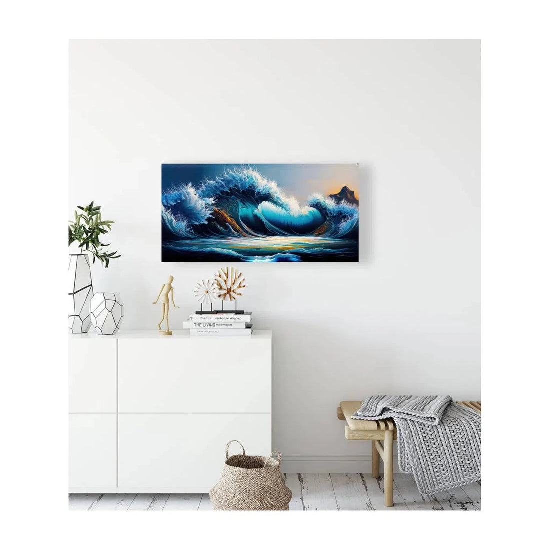 Tidal Tones, Sea Ocean Art Print 21804 Visual Wall Art