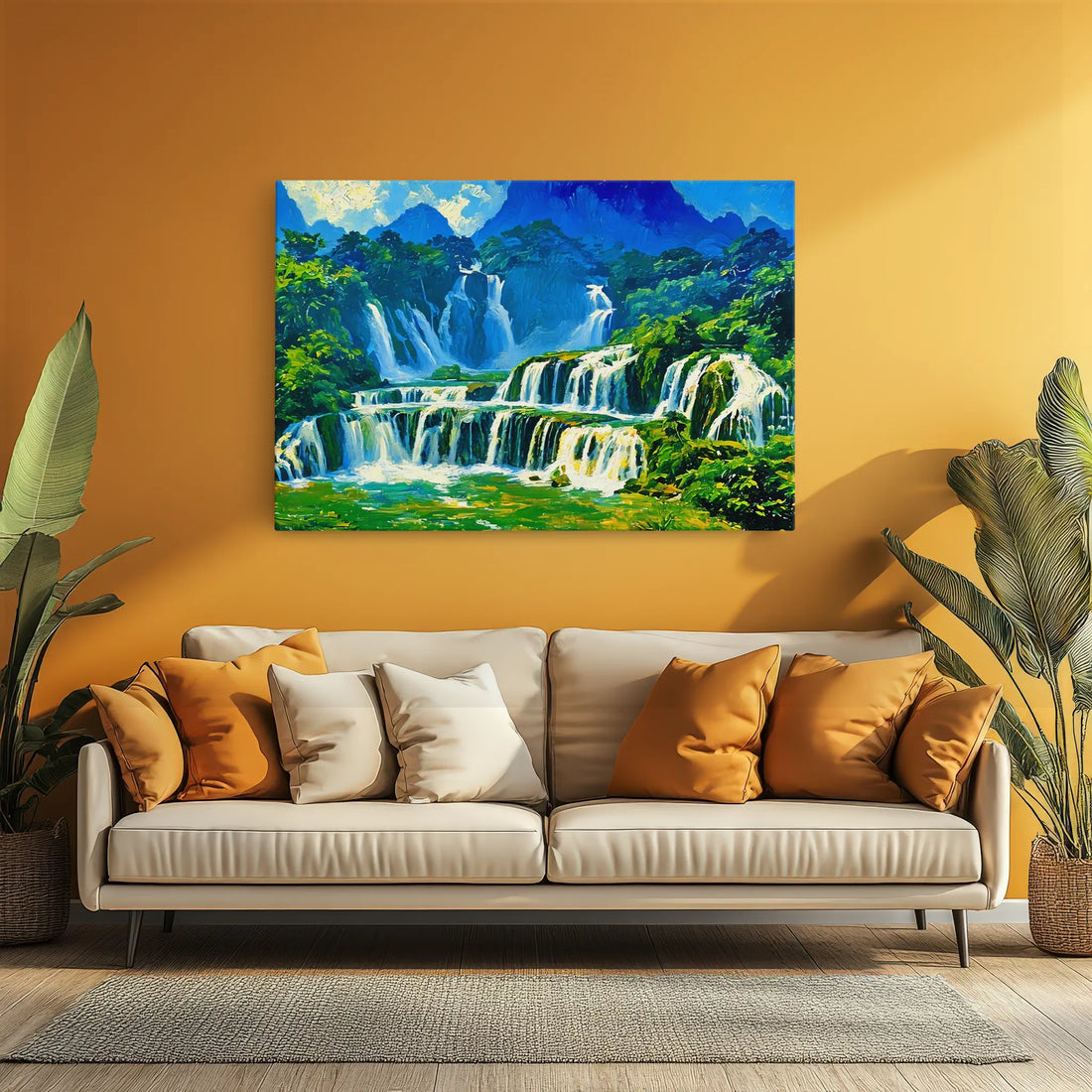 Tiered Tropical Waterfalls Giclée Print 323042 Visual Wall Art AR3:2H Giclée Print