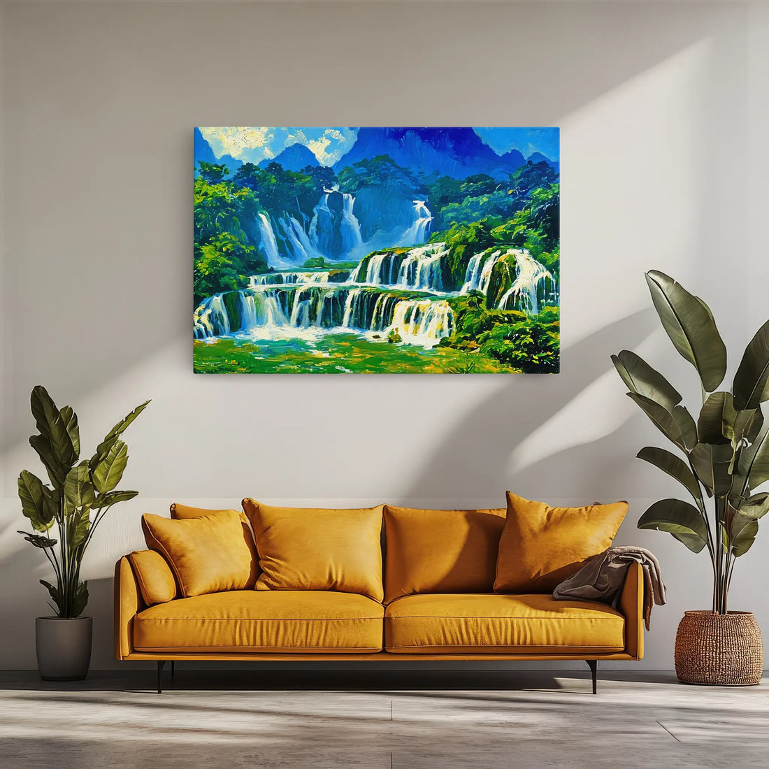 Tiered Tropical Waterfalls Giclée Print 323042 Visual Wall Art AR3:2H Giclée Print