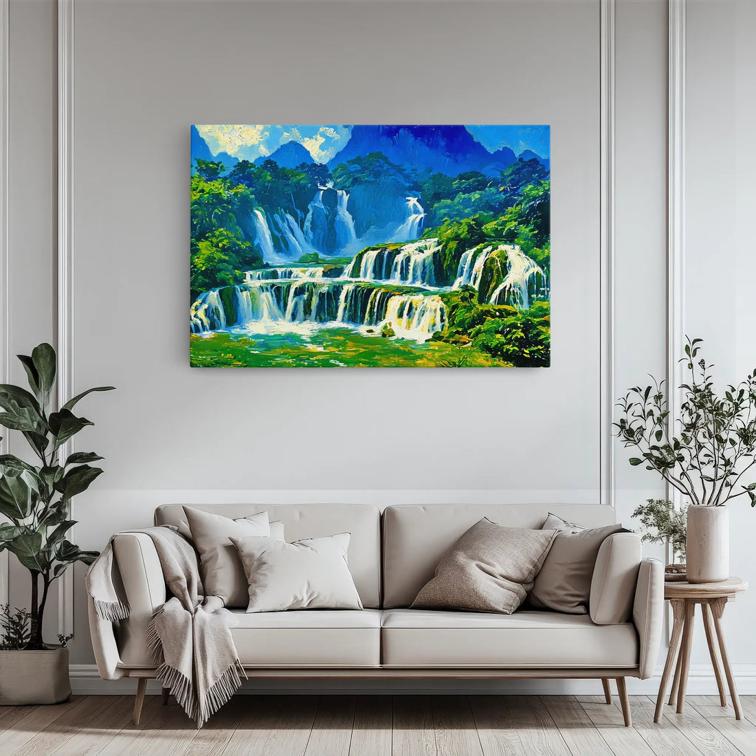 Tiered Tropical Waterfalls Giclée Print 323042 Visual Wall Art AR3:2H Giclée Print