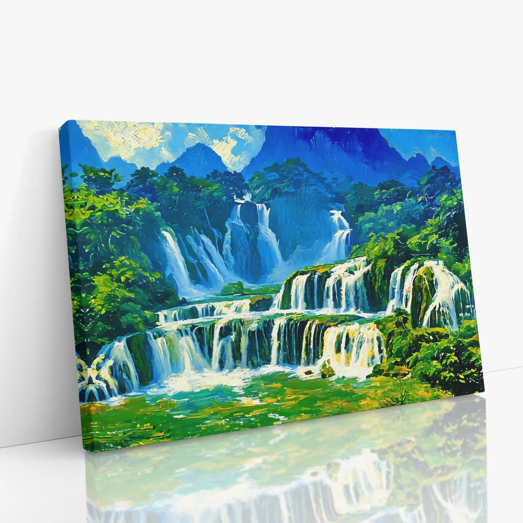 Tiered Tropical Waterfalls Giclée Print 323042 Visual Wall Art AR3:2H Giclée Print