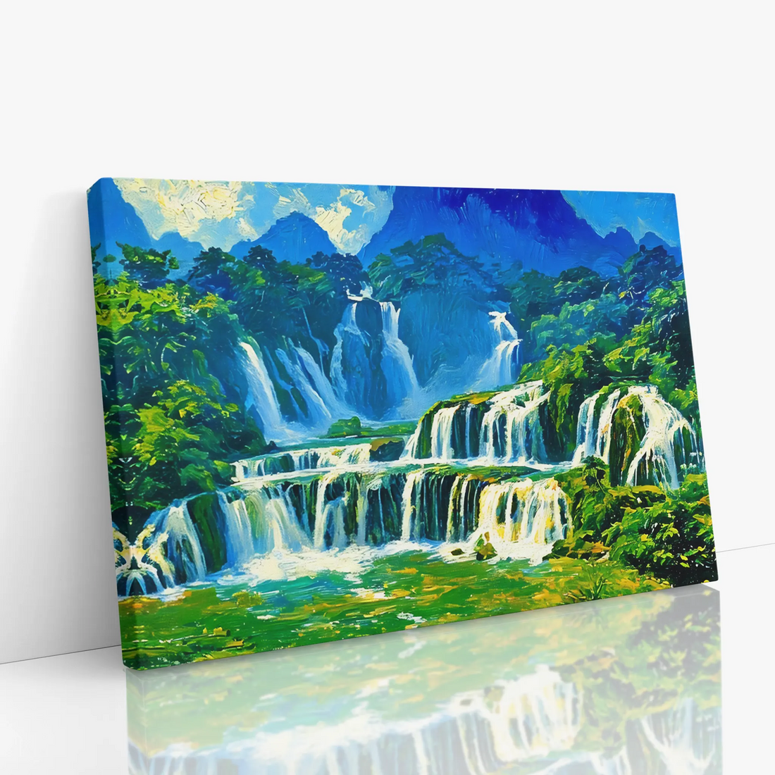 Tiered Tropical Waterfalls Giclée Print 323042 Visual Wall Art AR3:2H Giclée Print