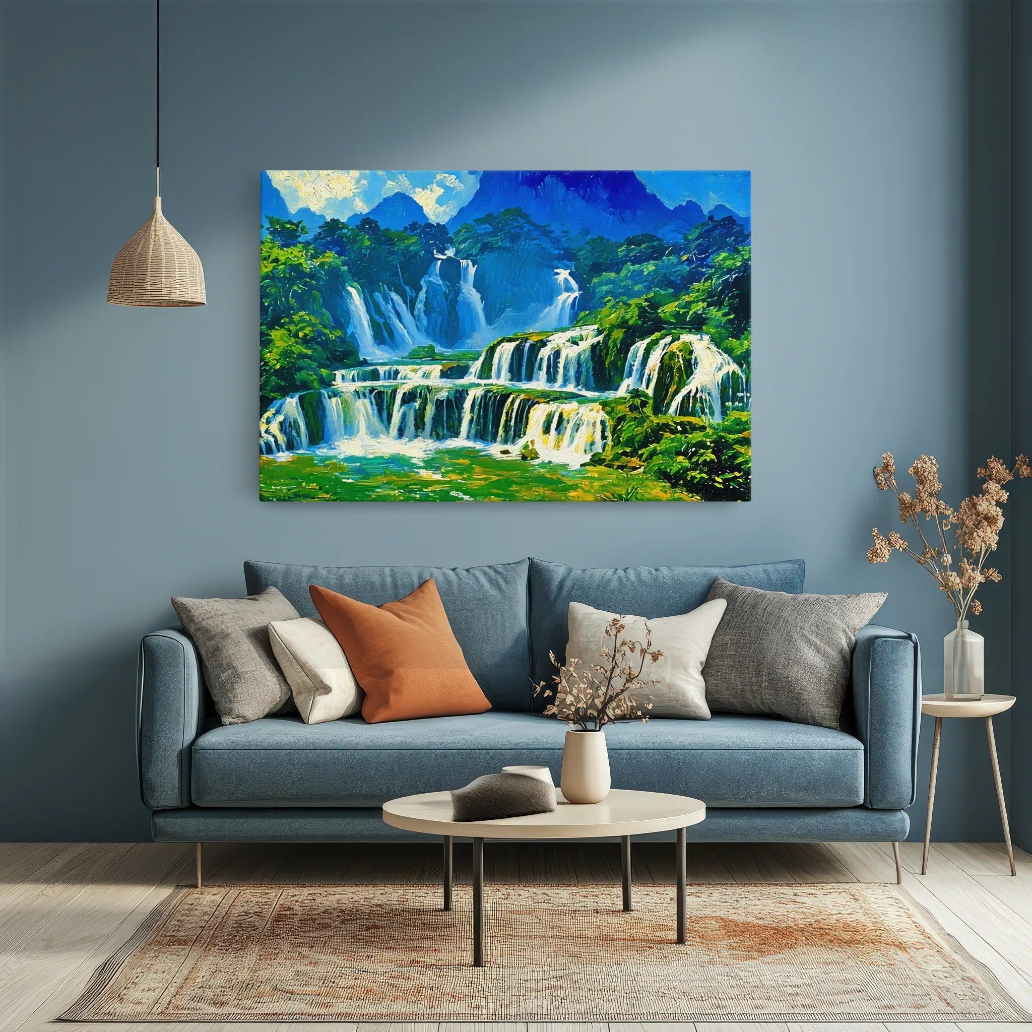 Tiered Tropical Waterfalls Giclée Print 323042 Visual Wall Art AR3:2H Giclée Print