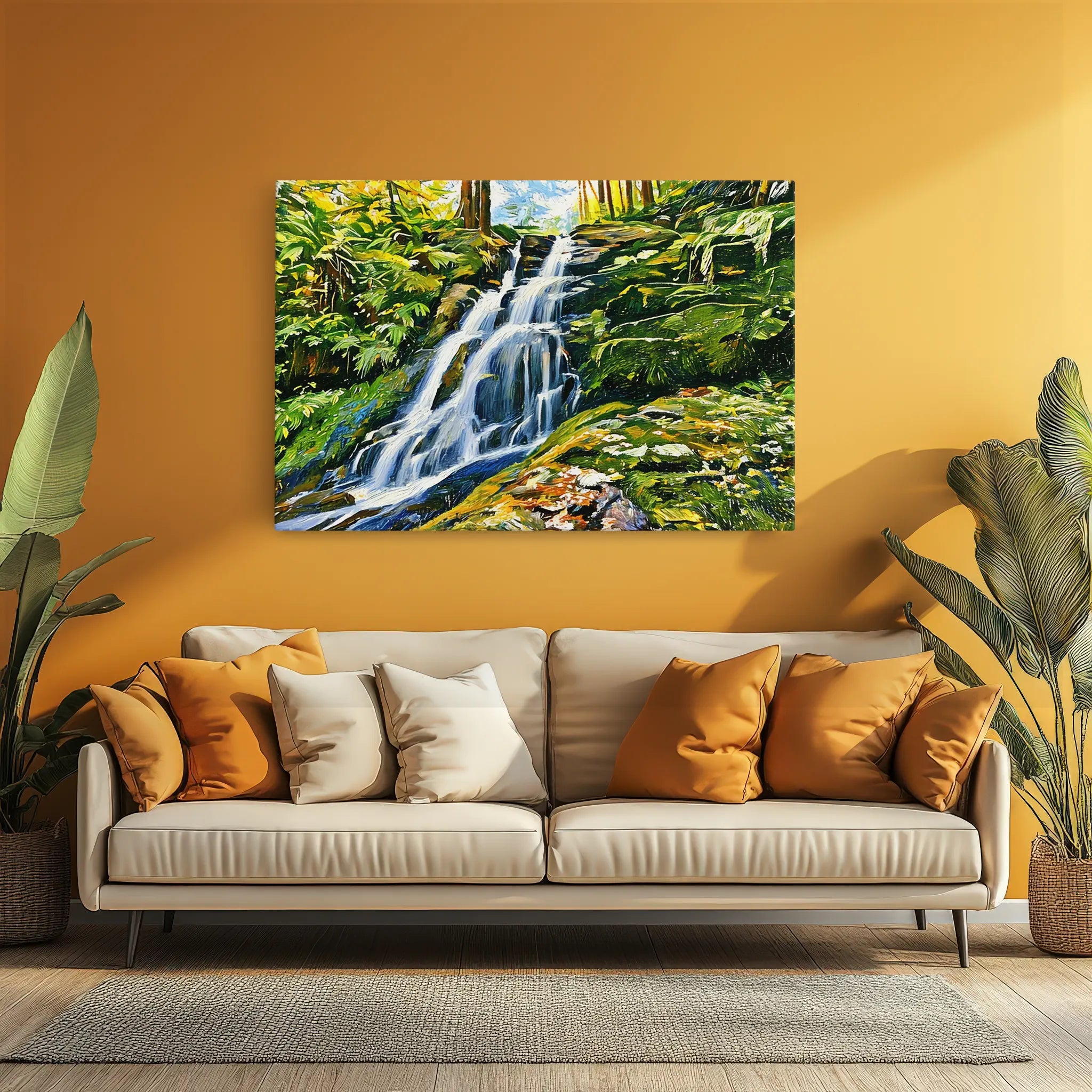Tiered Waterfall Cascade Giclée Print 323043 Visual Wall Art AR3:2H Giclée Print