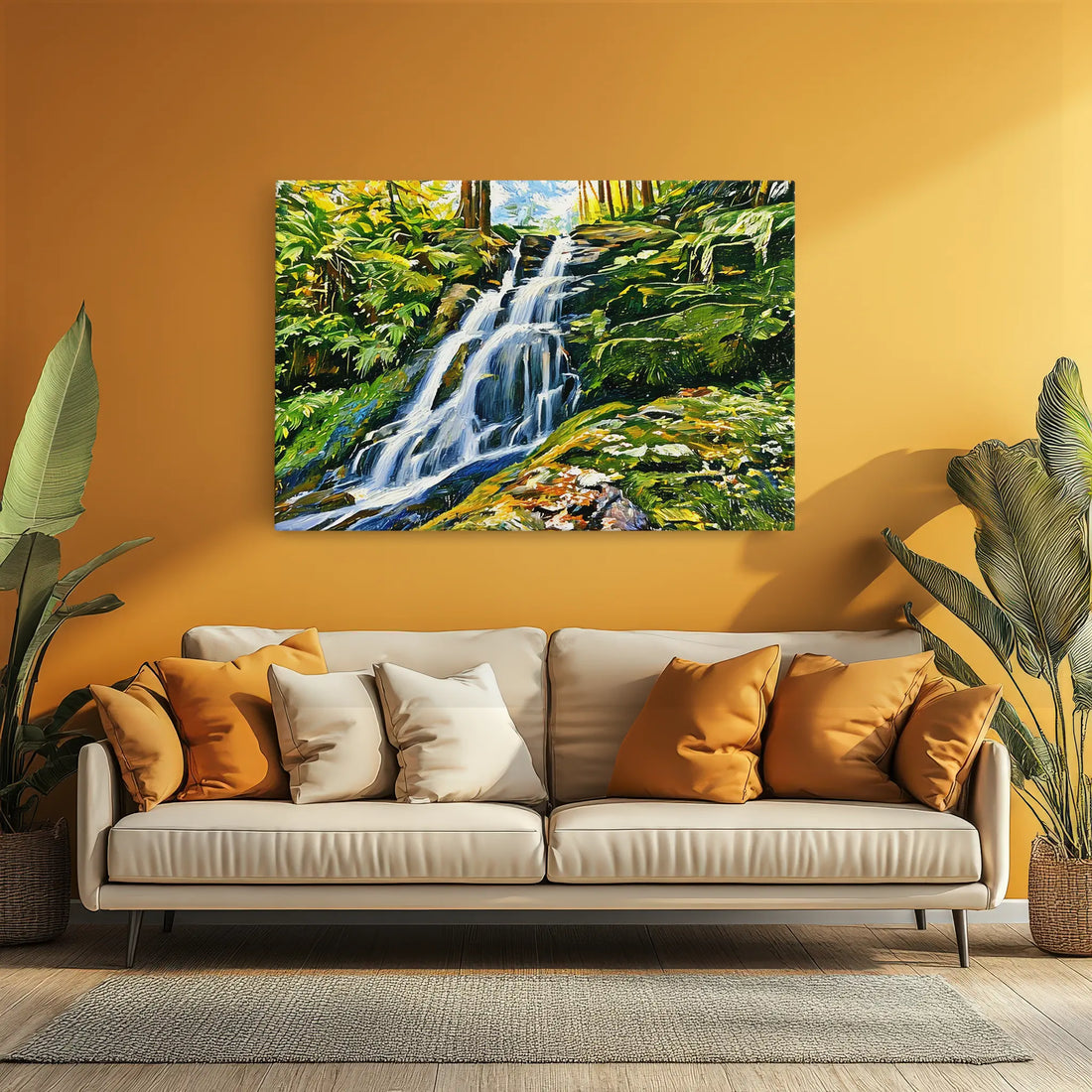 Tiered Waterfall Cascade Giclée Print 323043 Visual Wall Art AR3:2H Giclée Print