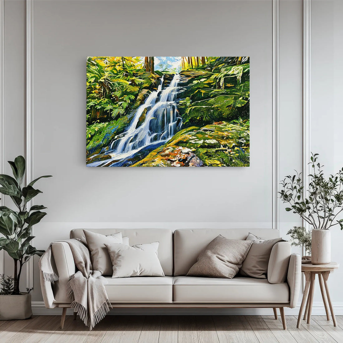 Tiered Waterfall Cascade Giclée Print 323043 Visual Wall Art AR3:2H Giclée Print